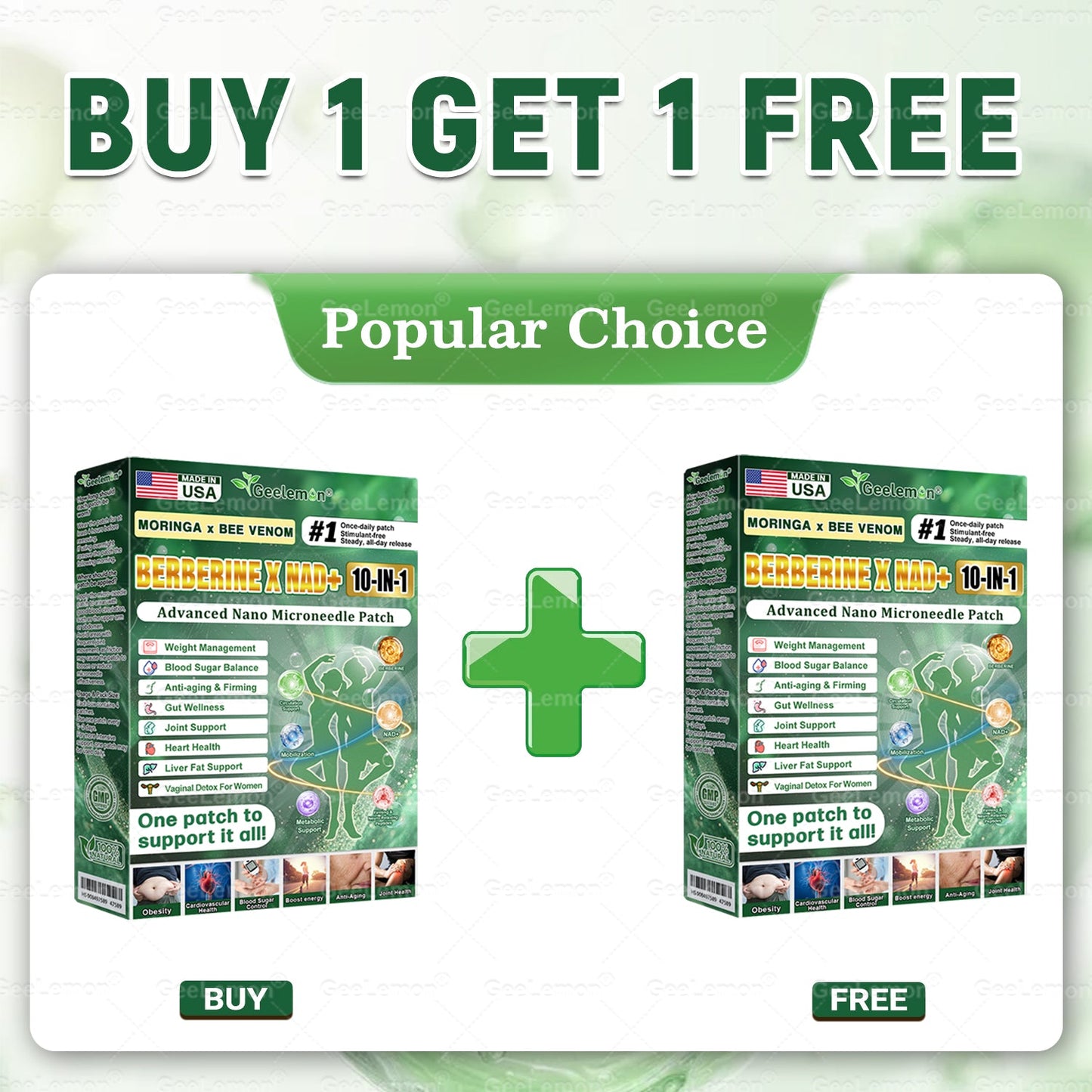 𝐎𝐟𝐟𝐢𝐜𝐢𝐚𝐥 𝐔𝐒 𝐒𝐭𝐨𝐫𝐞 🇺🇸  | 🧑‍⚕️🩺 𝐆𝐞𝐞𝐋𝐞𝐦𝐨𝐧® Moringa · Berberine × NAD+ 𝟏𝟎-𝐢𝐧-𝟏 𝐀𝐝𝐯𝐚𝐧𝐜𝐞𝐝 𝐍𝐚𝐧𝐨 𝐌𝐢𝐜𝐫𝐨𝐧𝐞𝐞𝐝𝐥𝐞 𝐏𝐚𝐭𝐜𝐡 — 𝐎𝐧𝐜𝐞 𝐃𝐚𝐢𝐥𝐲, 𝐕𝐢𝐬𝐢𝐛𝐥𝐞 𝐑𝐞𝐬𝐮𝐥𝐭𝐬 𝐢𝐧 𝟕 𝐃𝐚𝐲𝐬
