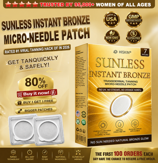 𝑶𝒇𝒇𝒊𝒄𝒊𝒂𝒍 𝑺𝒕𝒐𝒓𝒆 | ☀️☀️ 𝐇𝐢𝐬𝐤𝐢𝐧® 𝐒𝐮𝐧𝐥𝐞𝐬𝐬 𝐈𝐧𝐬𝐭𝐚𝐧𝐭 𝐁𝐫𝐨𝐧𝐳𝐞 𝐓𝐚𝐧𝐧𝐢𝐧𝐠 𝐌𝐢𝐜𝐫𝐨𝐧𝐞𝐞𝐝𝐥𝐞 𝐏𝐚𝐭𝐜𝐡 🇺🇸 (𝐉𝐮𝐬𝐭 𝐨𝐧𝐜𝐞 𝐚 𝐝𝐚𝐲) 𝐕𝐢𝐬𝐢𝐛𝐥𝐞 𝐁𝐫𝐨𝐧𝐳𝐞 𝐆𝐥𝐨𝐰 𝐢𝐧 𝟕 𝐃𝐚𝐲𝐬 ✅ 𝐍𝐨 𝐔𝐕, 𝐍𝐨 𝐎𝐫𝐚𝐧𝐠𝐞, 𝐍𝐨 𝐒𝐭𝐫𝐞𝐚𝐤𝐬, 𝐍𝐨 𝐃𝐇𝐀, 𝐍𝐨 𝐌𝐞𝐬𝐬.